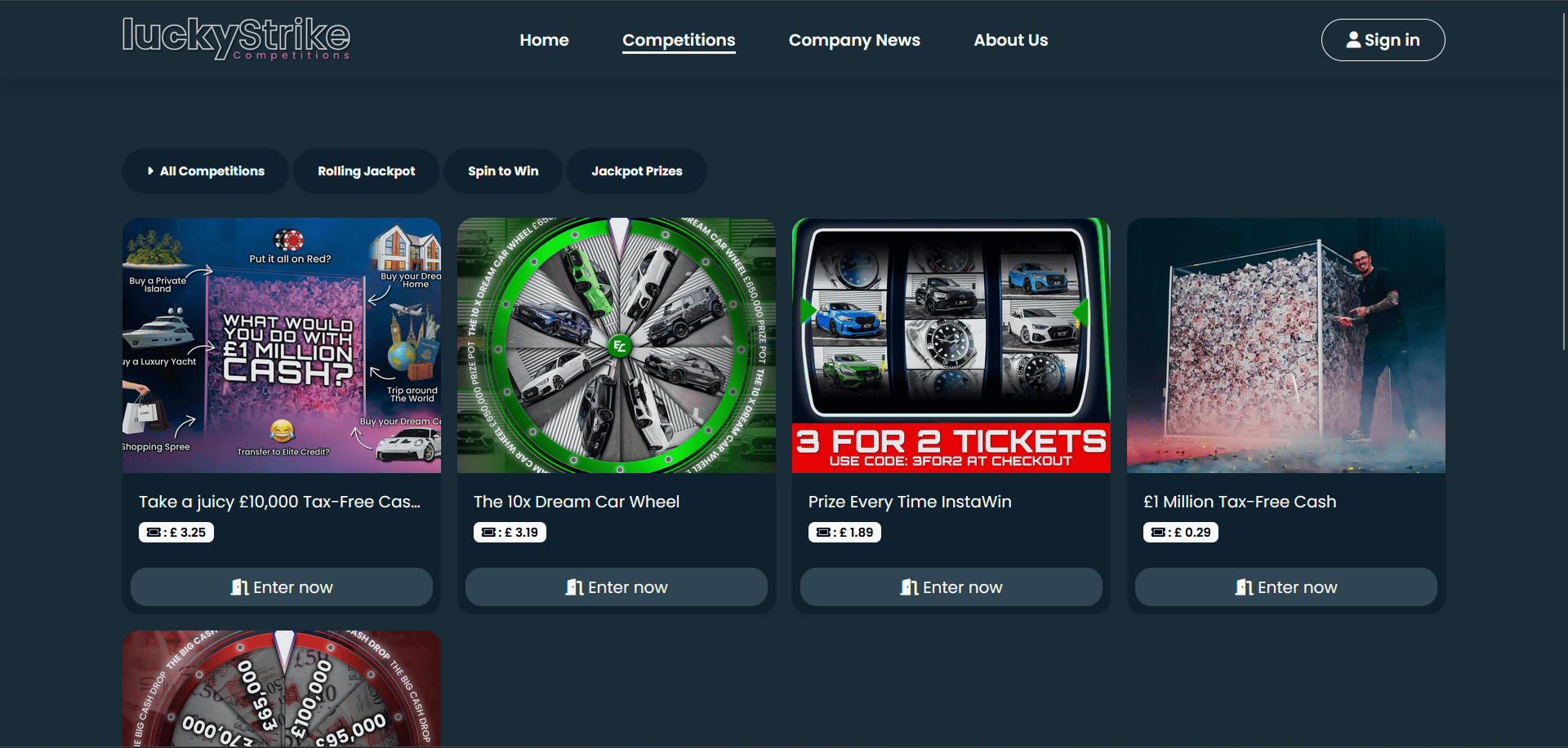 Lucky Strike Competitions